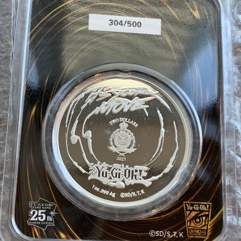 25周年記念版】遊戯王 武藤遊戯 ニウエ国 1オンス 2ドル銀貨 シルバー