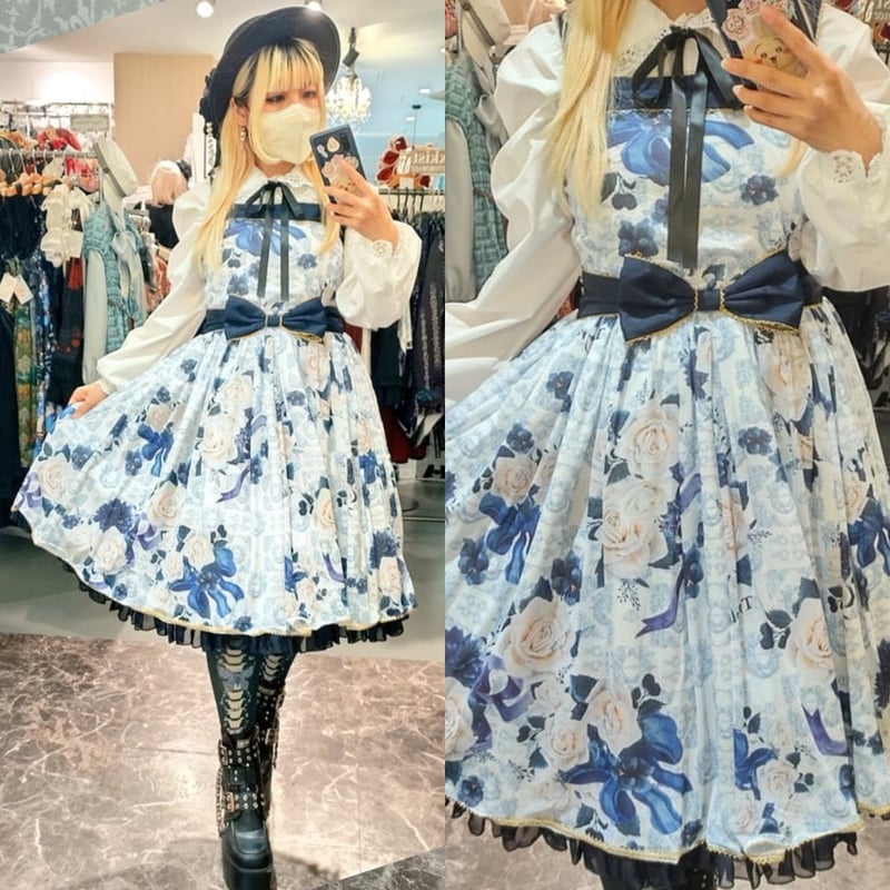 Triple*fortune】ヴィクトリアローズジャンパースカート(リボン