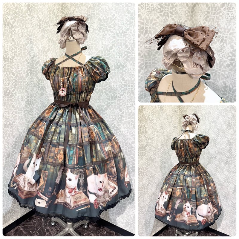 Enchantlic Enchantilly】Queen Cat 〜秘密の書斎〜 ワンピース