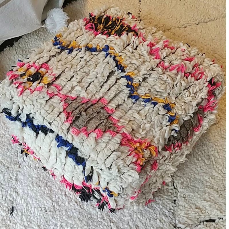 モロッコ プフ pouf アジラル オットマン クッション 2 | Boawid