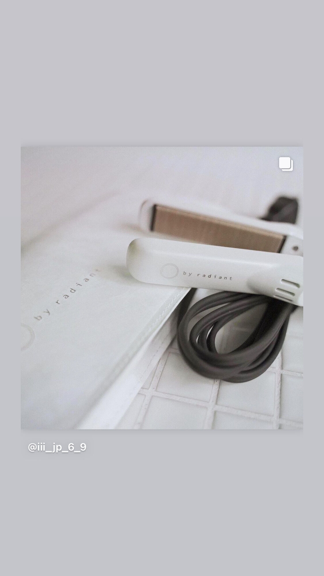 ミニストレートアイロン iii by radiant | Dori♡