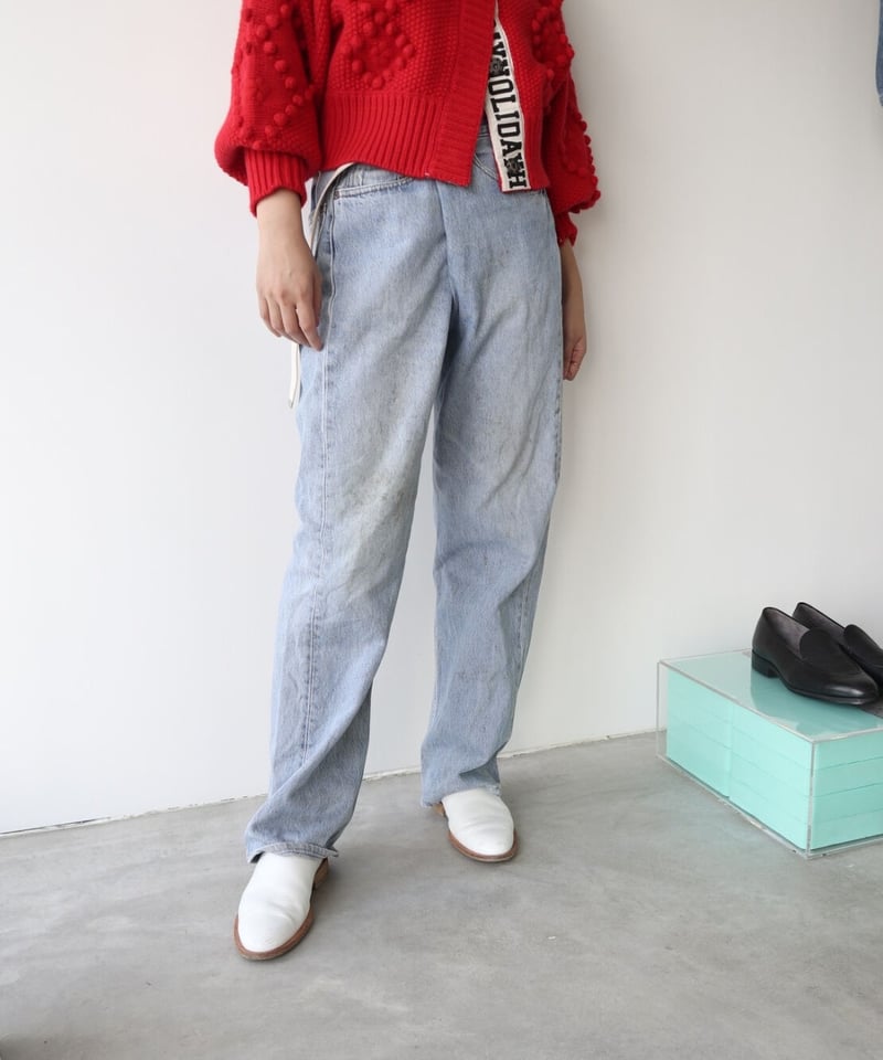 remake】Levi's 501 west wrap remake denim pants
