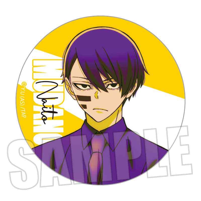 無陀野無人 引きver 缶バッジ 天使 ファボテリア 桃源暗鬼 桃源暗鬼