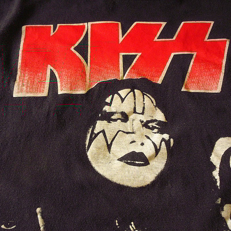 ビンテージ90's○KISS ALIVE/WORLDWIDE '96 '97 ツアーTシャツ黒