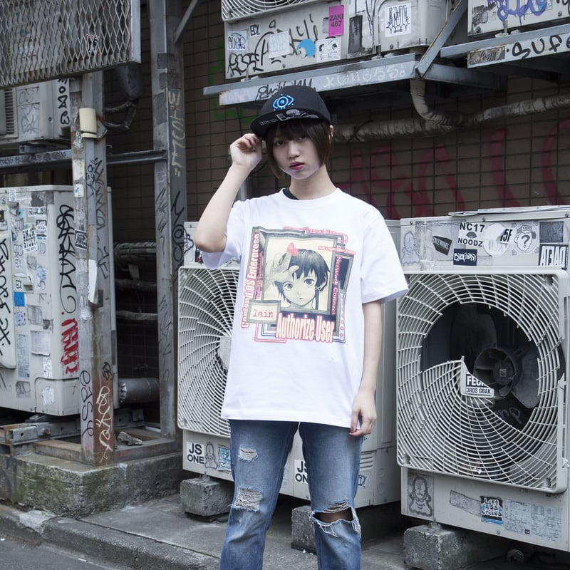 serial experiments lain × otooto22】window Tシャツ