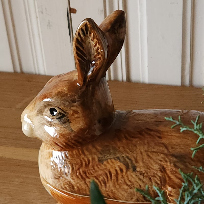 ウサギのテリーヌポット | リボンときどきネコ