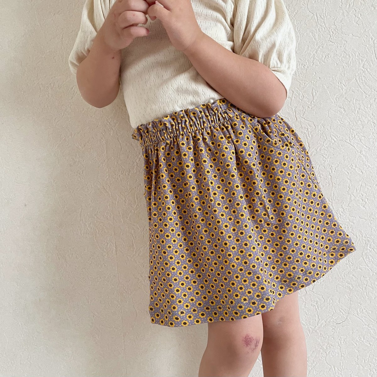 misha & puff Pewter Flower Dot セットアップ3y