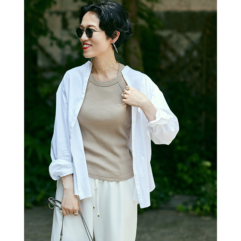 昼田祥子さんコラボ・23区デザインシャツ | mi-mollet STORE