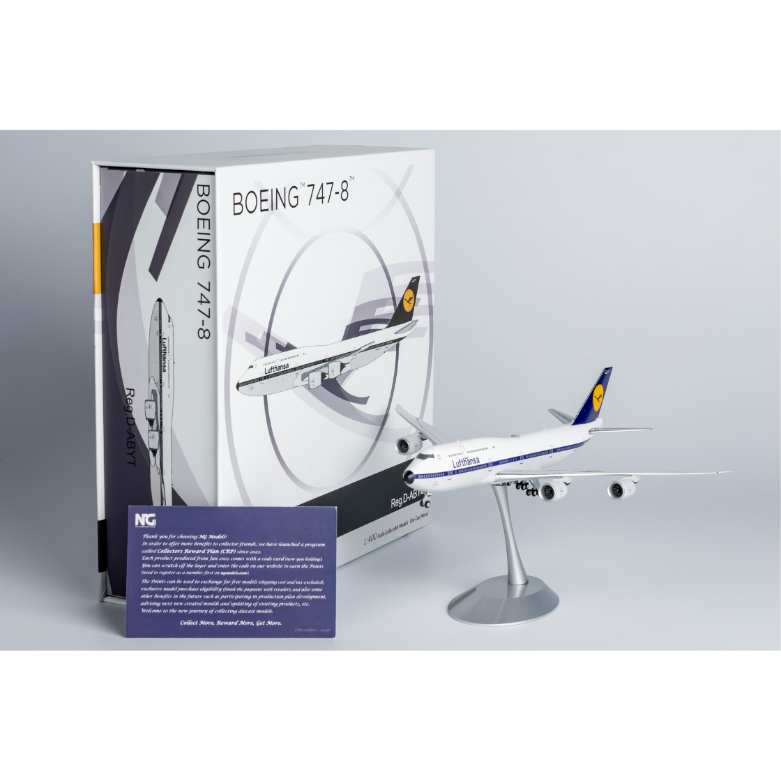 1/400 747-8 ルフトハンザドイツ航空 「60周年レトロ特別塗装機」 D-ABY