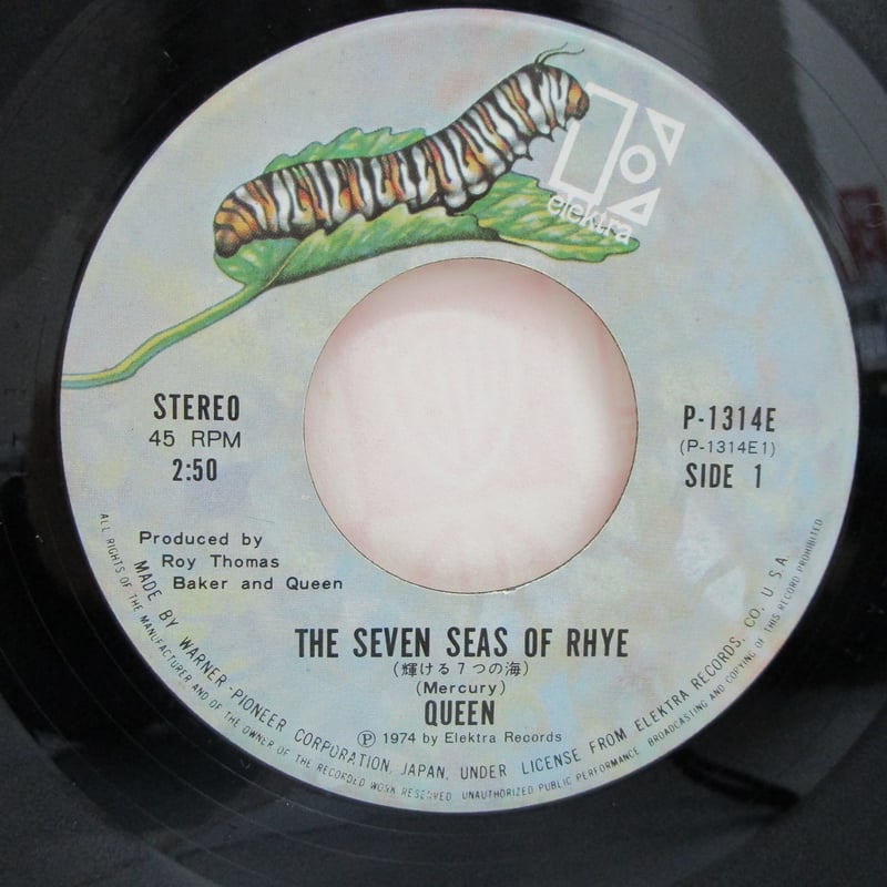 QUEEN / 輝ける7つの海 Seven Seas of Rhye 7インチ・シングル |