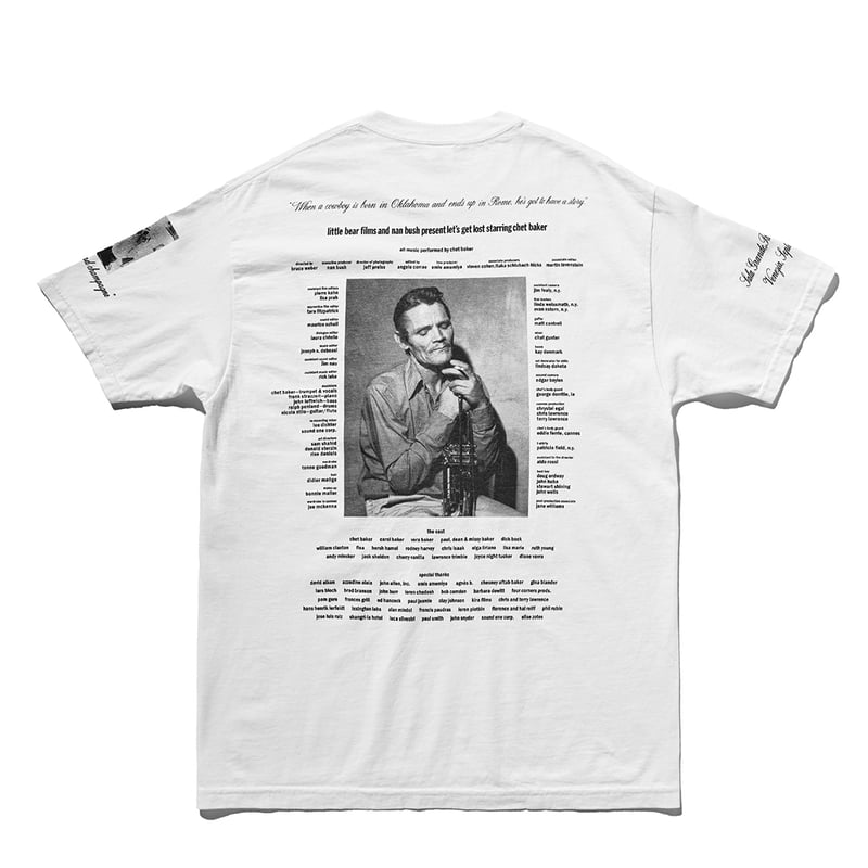 Let's get Lost × weber] T shirt (Monochrome) |