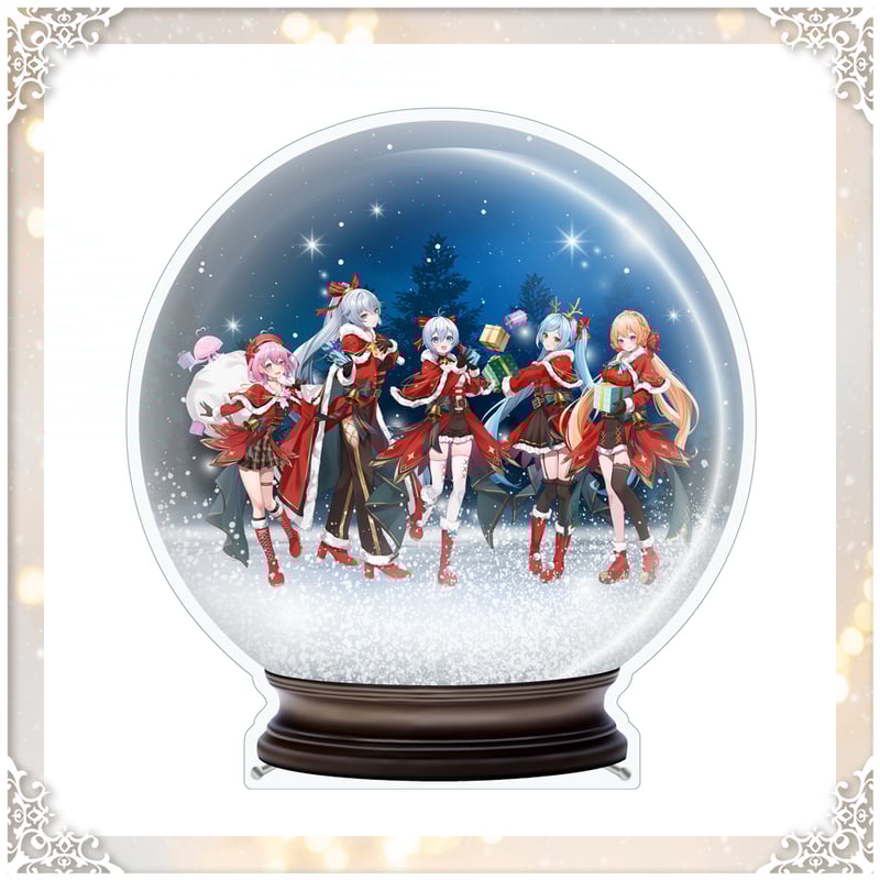 APPLANDクリスマス2024】スノードーム風アクリルパネル | APPLAND OFFI