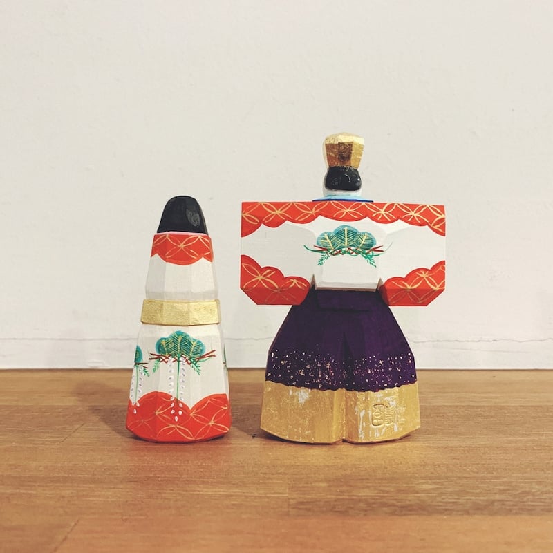 奈良一刀彫・大林杜壽園『立雛』 | 象々の郷土玩具