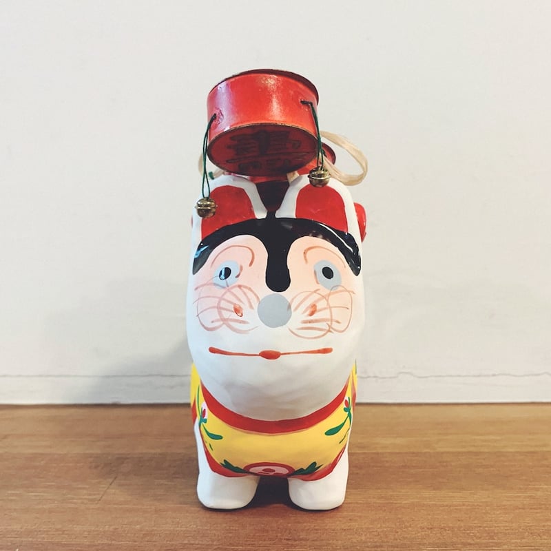 いせ辰『江戸犬張子・金犬』 | 象々の郷土玩具