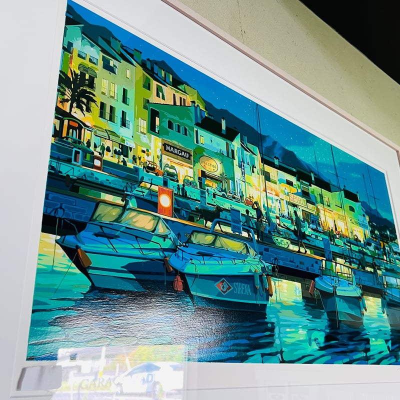 STー2 笹倉鉄平 「プエルトバヌス」シルクスクリーン Teppei Sasakura