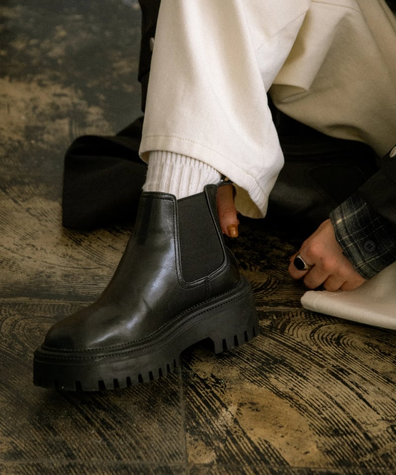 SIDE GORE BOOTS / 2color | JISTORY