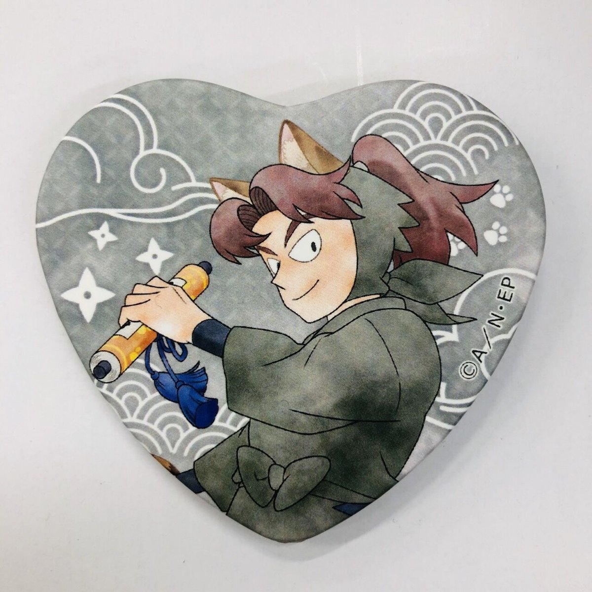 忍たま乱太郎 山田利吉 ナンジャタウン ハート型缶バッジコレクション