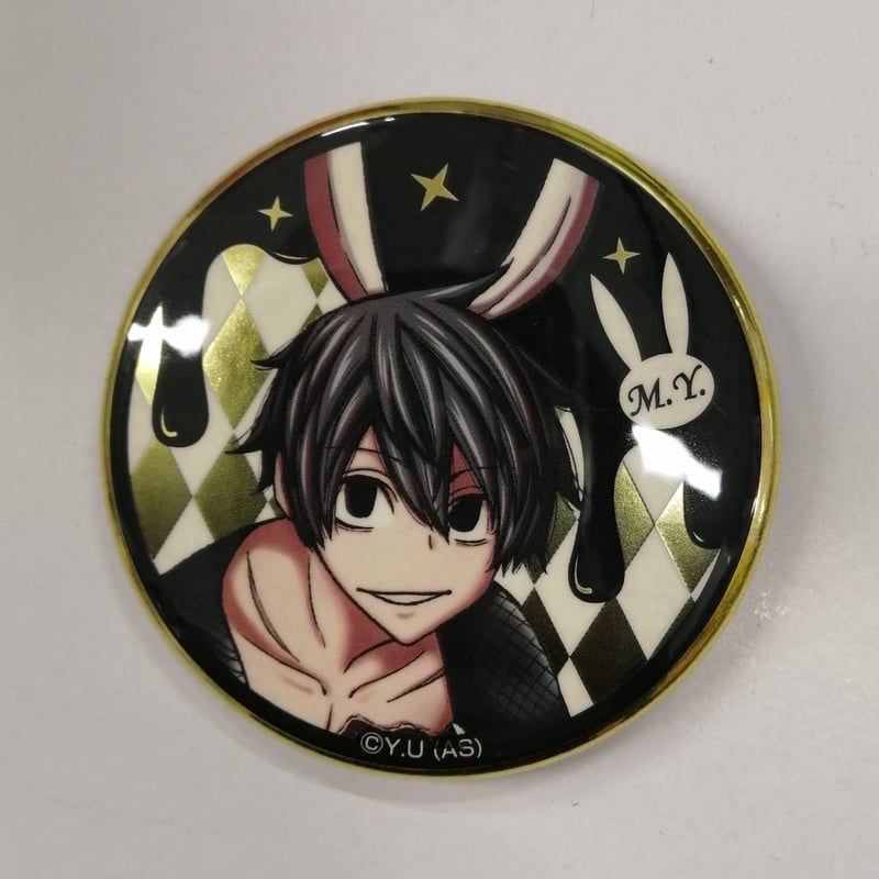 桃源暗鬼 メタル缶バッジ 淀川真澄 淀川真澄 & 花魁坂京夜 桃源暗鬼