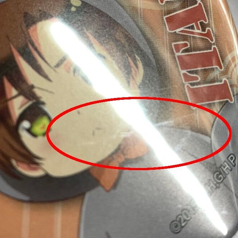 傷み有り】日丸屋秀和 『ヘタリア』 ハート型 缶バッジ 南イタリア