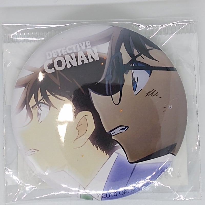 名探偵コナン 缶バッジ（場面07 新一＆コナン） 工藤 新一 ＆ 江戸川
