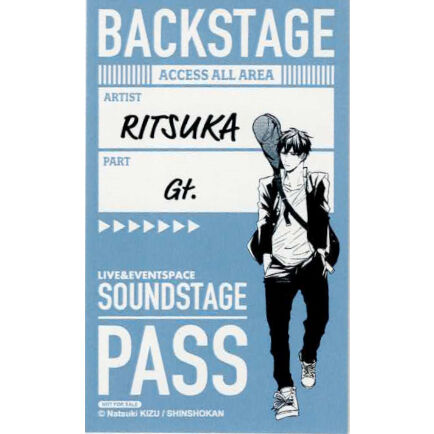 キヅナツキ 『ギヴン』 アニメイトカフェ バックステージパス風