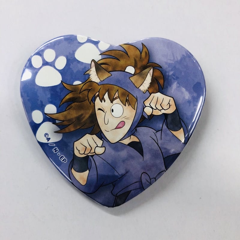忍たま乱太郎 鉢屋三郎 ナンジャタウン ハート型缶バッジコレクション
