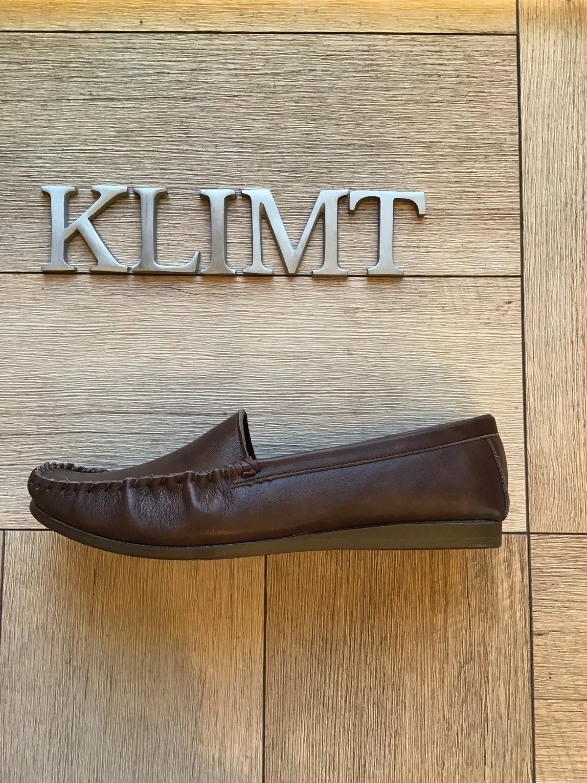 ア*0様 Polo ダークブラウン モカシン ラルフローレン デッキシューズ