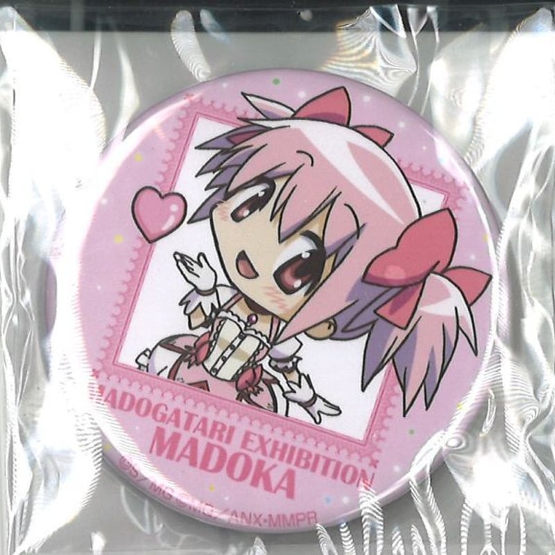 未開封）魔法少女まどか☆マギカ 缶バッジ 鹿目まどか（MADOGATARI展