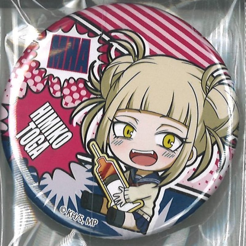 僕のヒーローアカデミア 缶バッジ トガヒミコ （SD・注射器） | K