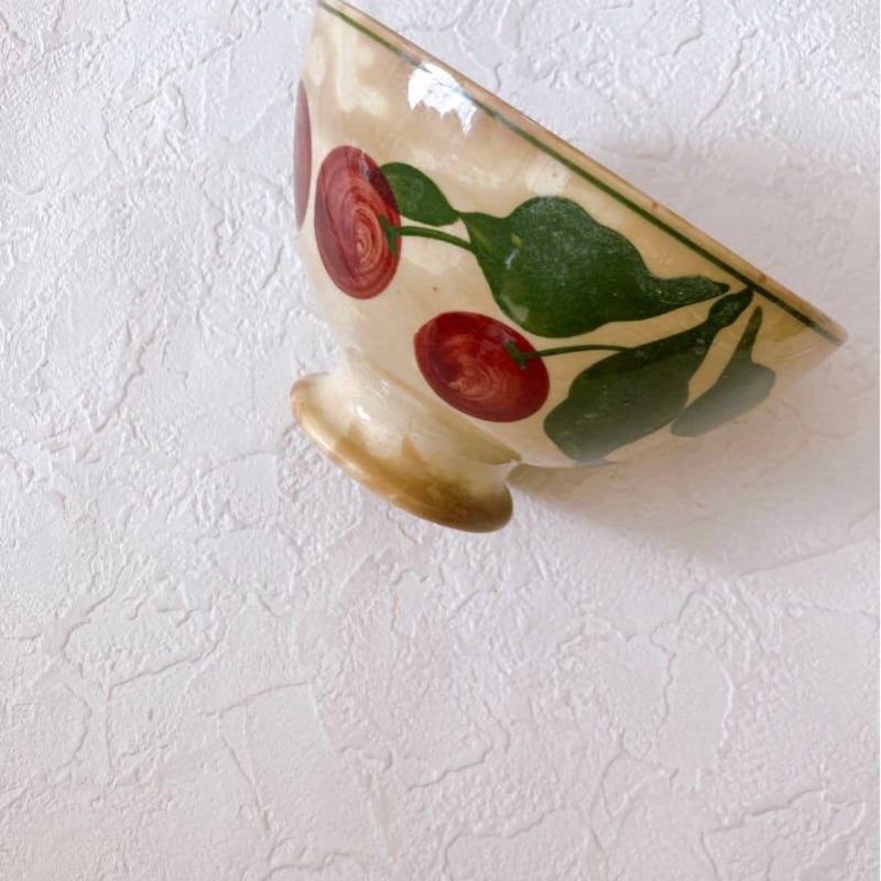 フランスアンティーク カフェオレボウル さくらんぼ | minon antiques