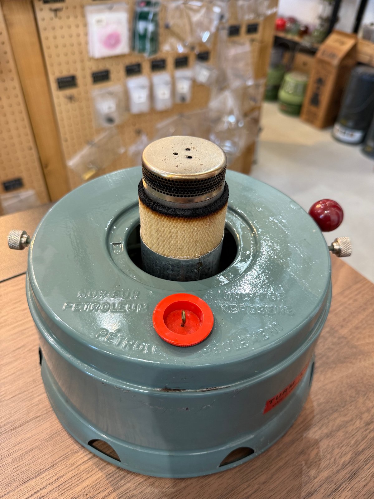 スイス軍用ミリタリー石油ストーブ TURM社『L51』ドイツ製 NEW OLD