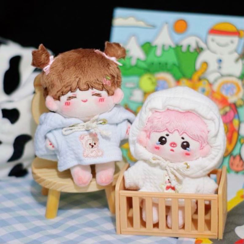 無属性 ぬいぐるみ 10cm 着せ替えぬいぐるみ 女の子 綿人形 コットン