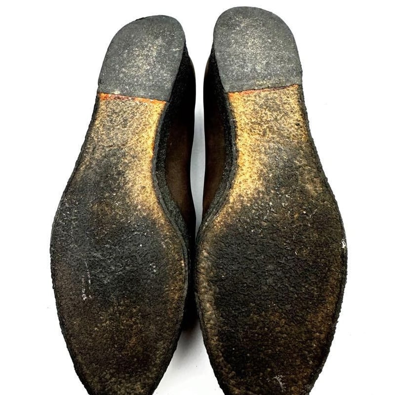 フェラガモ フラットパンプス ヴァラ リボンチャコール 5 1/2C約23cm