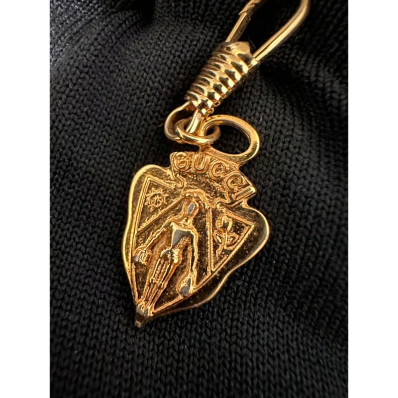 GUCCI アクセサリー オールドグッチ ゴールドクレスト キーホルダー