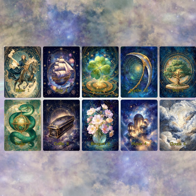 宇宙地図ルノルマンカード｜作者直輸入・希少デッキ | タロクル