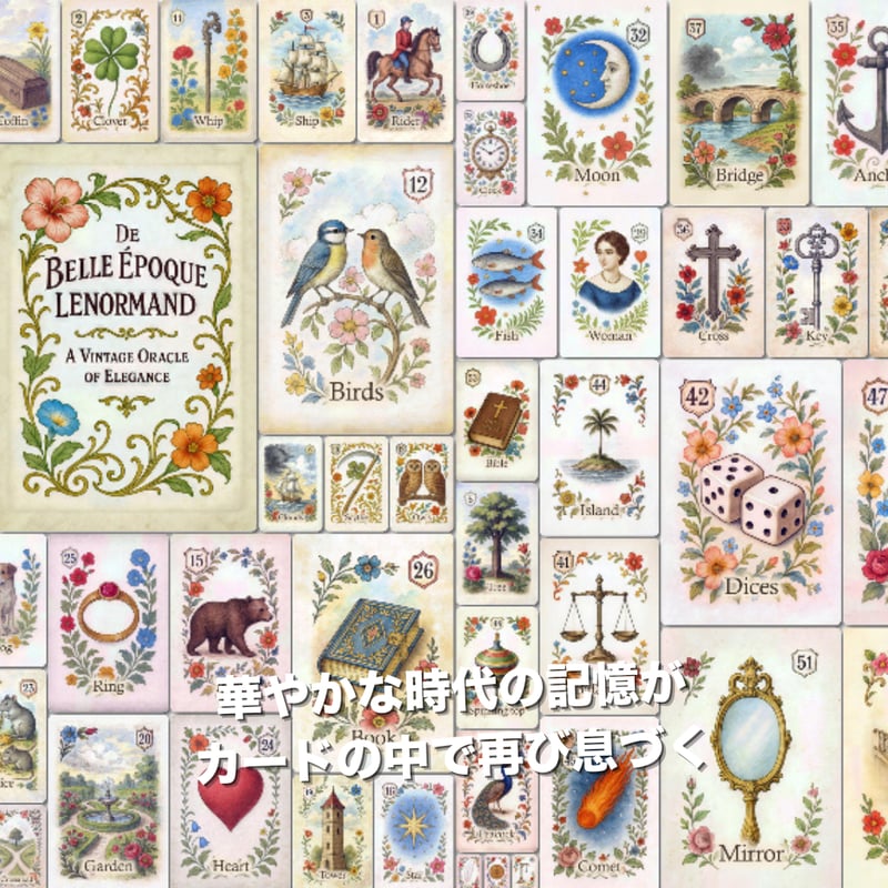ドゥ・ベル・エポック・ルノルマンカード｜作者直輸入・希少デッキ