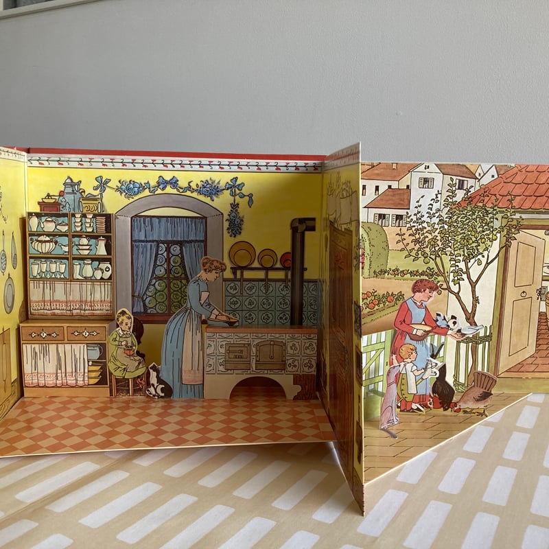 ◇しかけ絵本◇メッゲンドルファー「La Maison de Poupee」人形の家