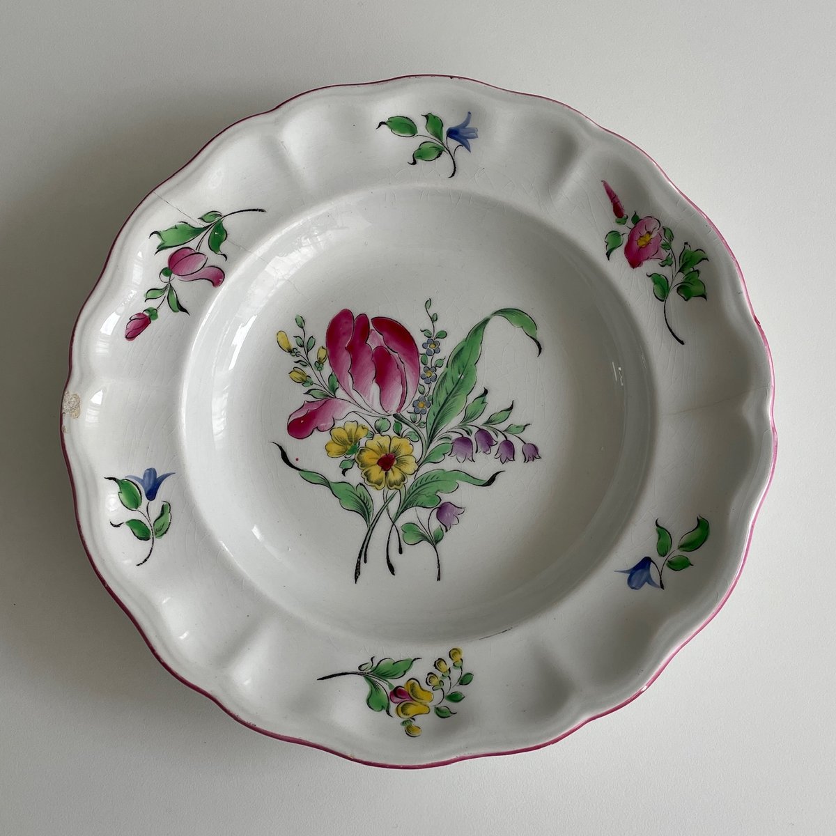 リュネヴィル Luneville レヴェルヴェール チューリップの深皿 | Gui