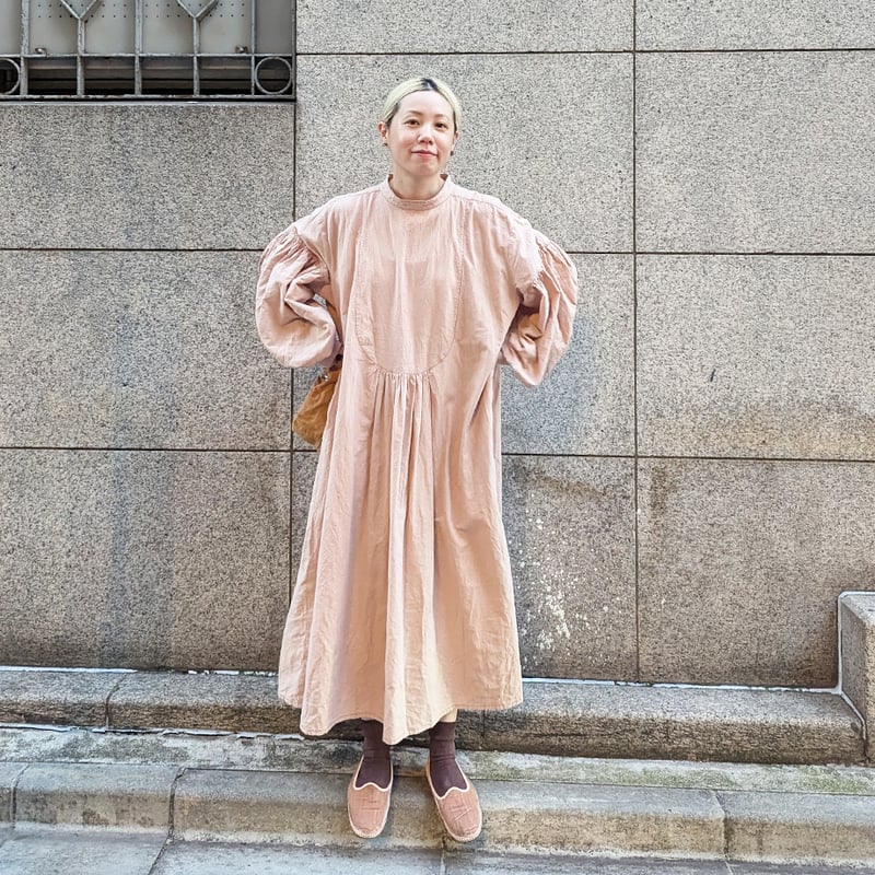 NEIGHBOR'S TEA TOWEL DRESS - PINK | madder madder