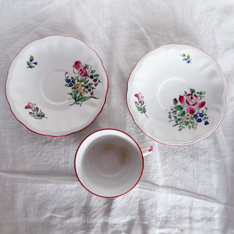 リュネヴィル Réverbère カップアンドソーサー＆ソーサー3点セット