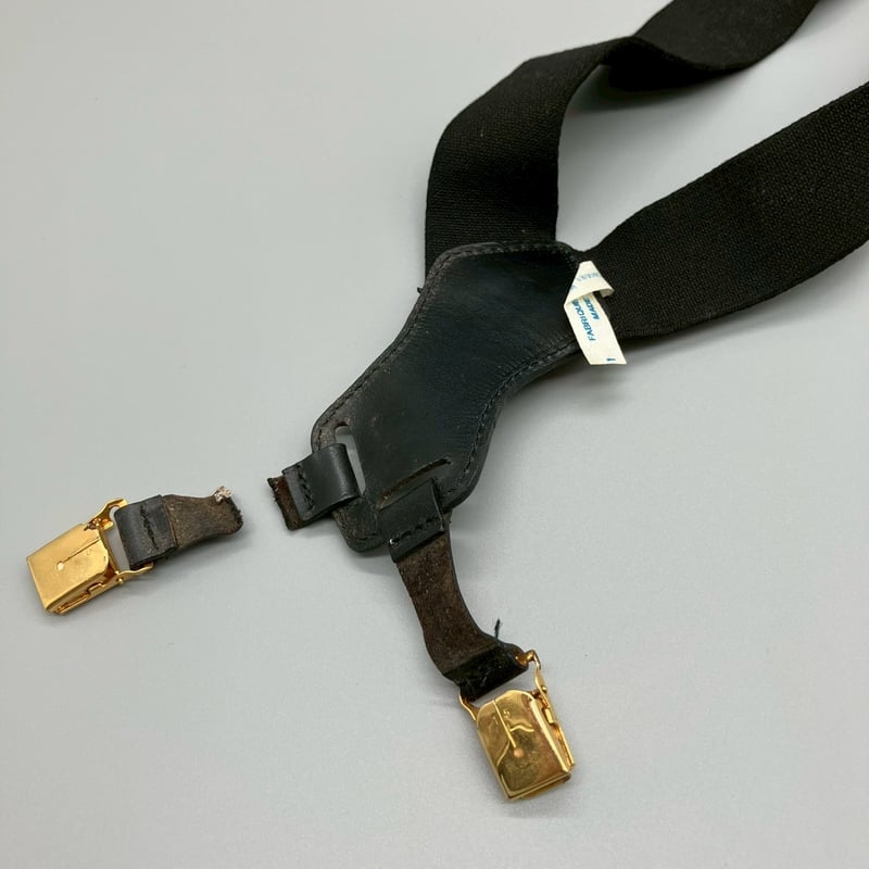 CHANEL (シャネル) ヴィンテージ ココマーク ロゴ サスペンダー