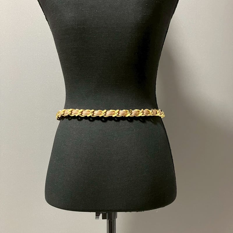 CHANEL (シャネル) ヴィンテージ 31 RUE CAMBON レザー チェーン ベルト