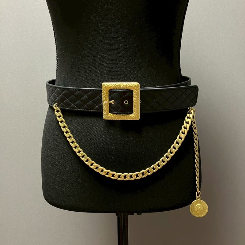 CHANEL (シャネル) ヴィンテージ マトラッセ チェーン ベルト