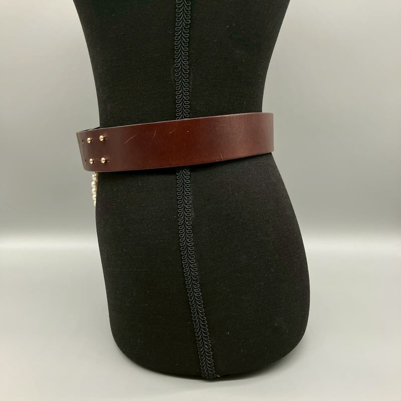 CHANEL (シャネル) ヴィンテージ パール 3連チェーン ベルト