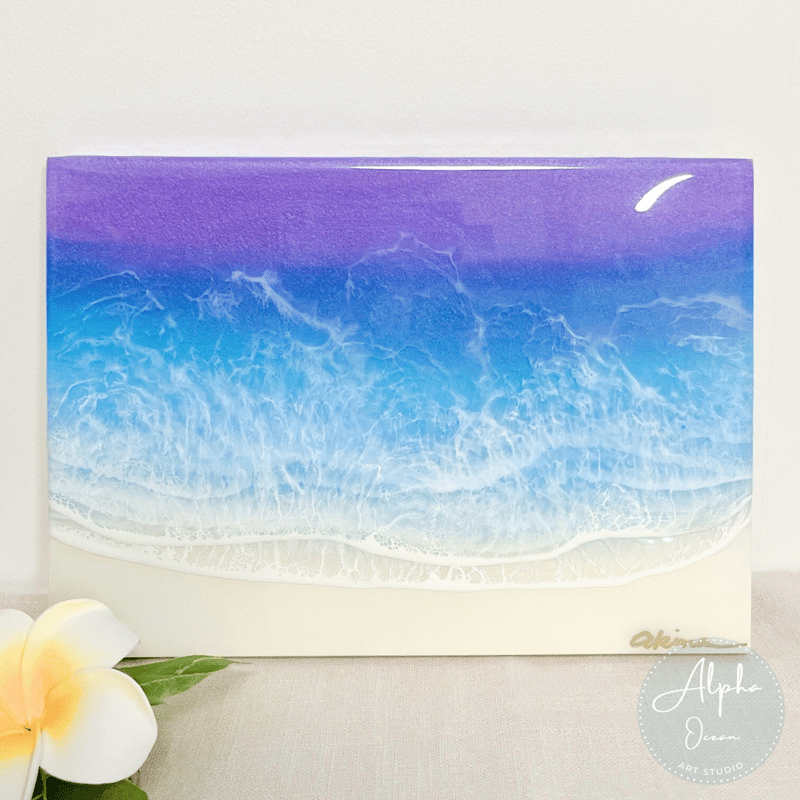 受注制作品】【マジックアワー】木製パネル A4〜A1、ワイドパネル 海