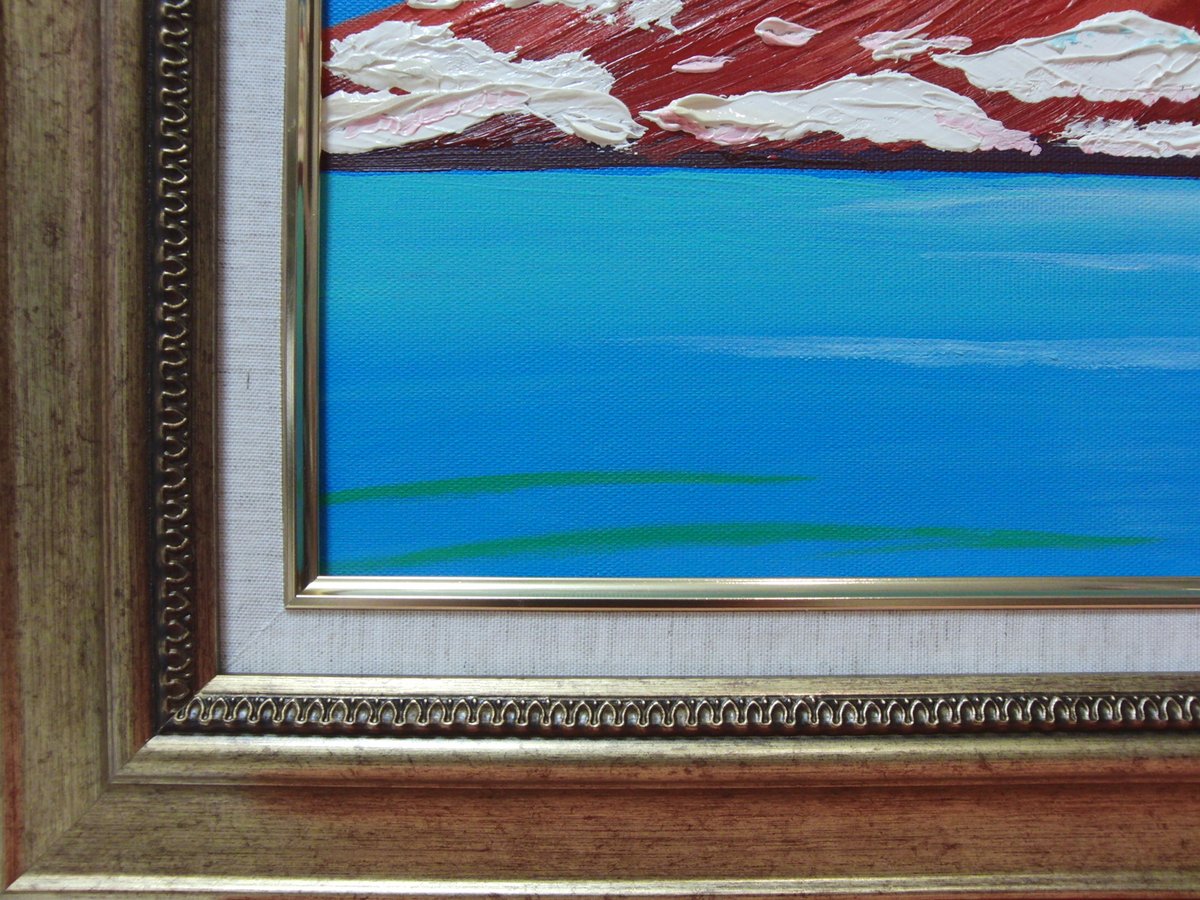 ≪国美協≫TOMOYUKI・友之、『富士山』、油彩画、F6号：40,9×31,8cm