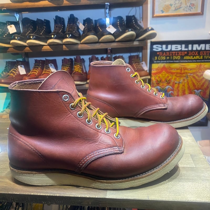 90s Vintage REDWING 8166 四角犬タグ アイリッシュセッター 8D 赤茶