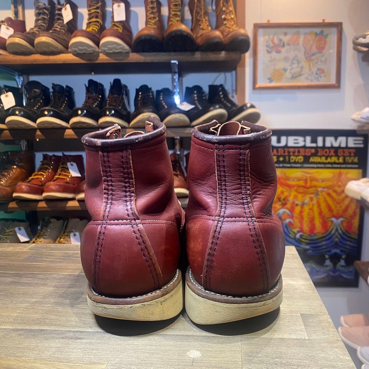 90s Vintage REDWING 8875 四角犬タグ アイリッシュセッター 7E 赤