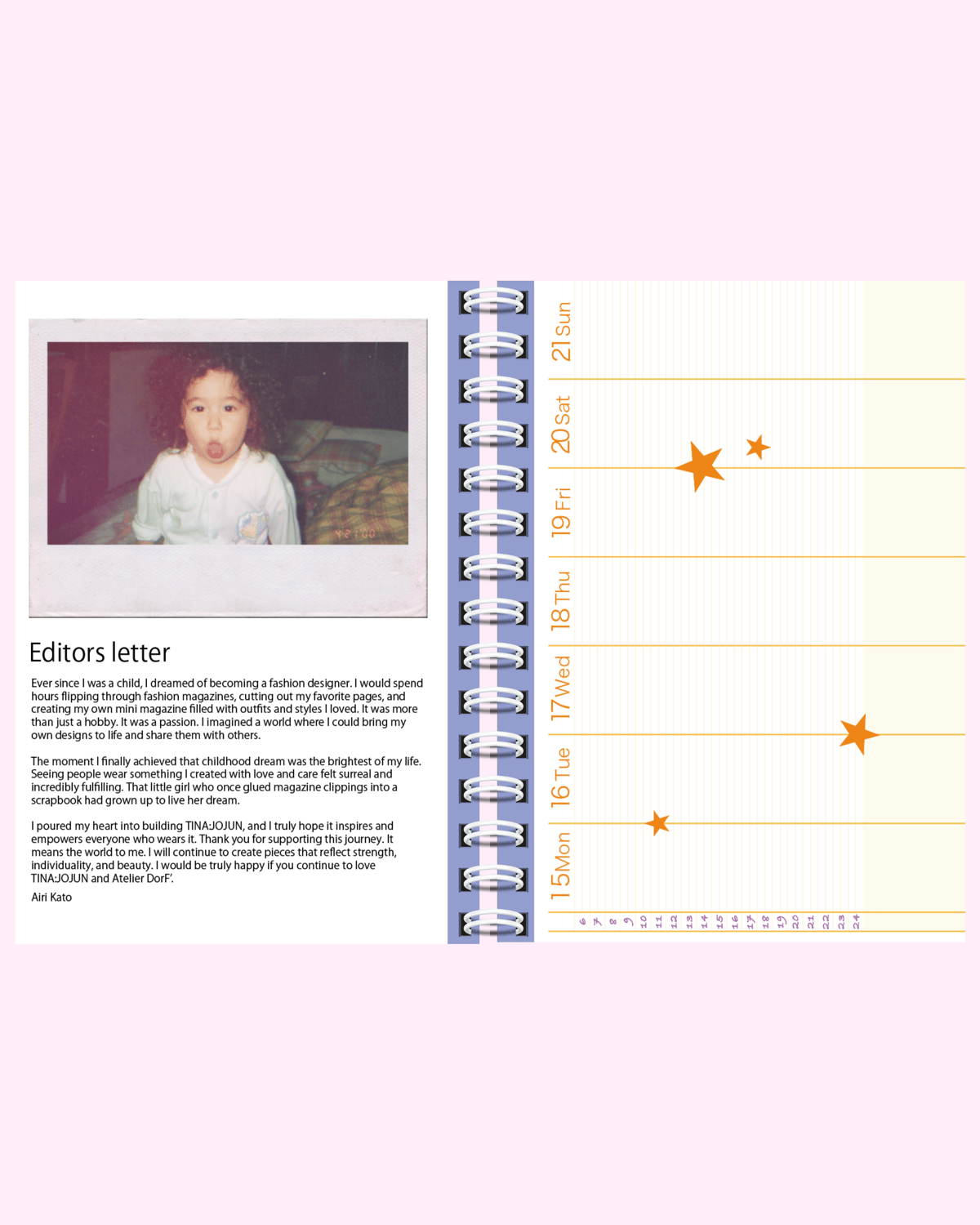 2026 Diary | Atelier DorF'