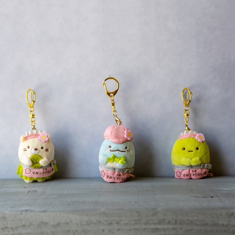 清水坂店限定【ぶらさげぬいぐるみ】たぴおか(まっちゃ) | すみっコ